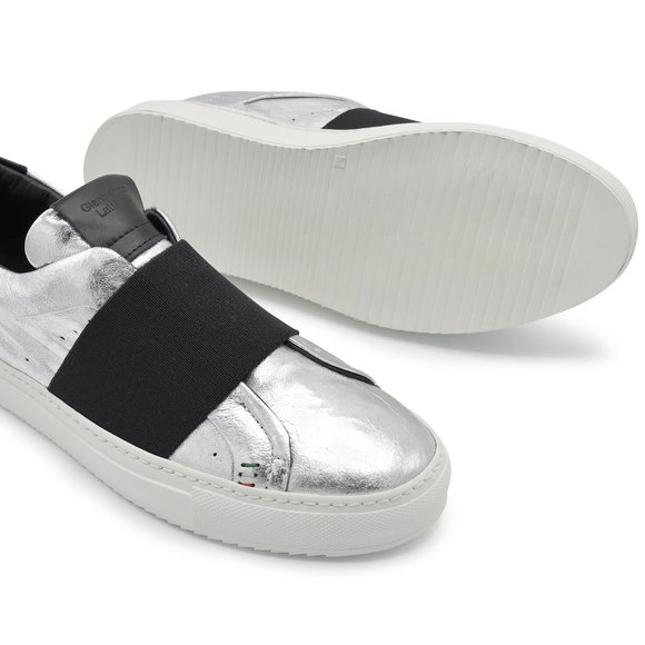 Gianfranco Lattanzi Women Sneaker in Silver Leathe - Picture 5 of 6